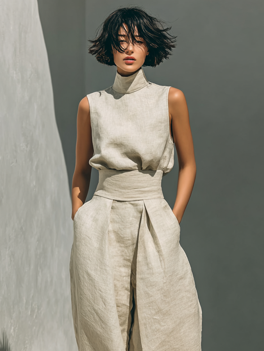 Maria- Minimalist Two-Piece Set