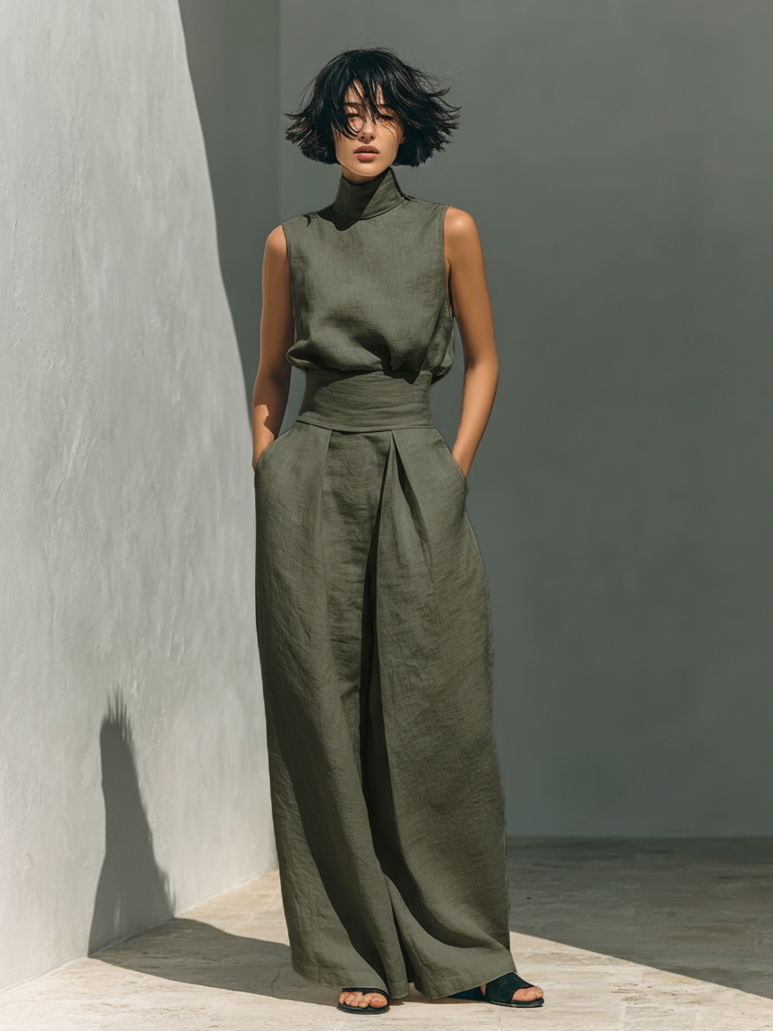 Maria- Minimalist Two-Piece Set