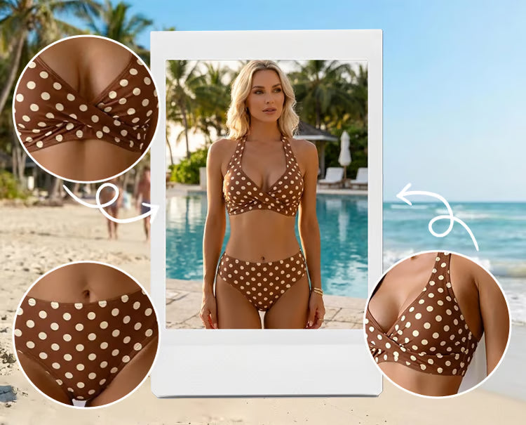 bikini that exudes retro glamour