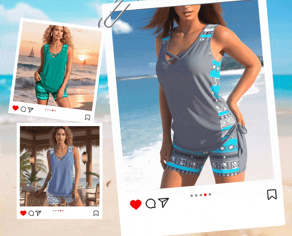 Isla Geo Tankini