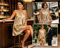 Victoria Gold Halter