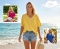 Cora Cotton V-Neck