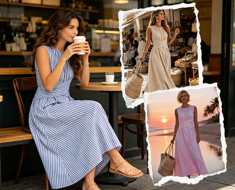 Natalie Stripe Maxi